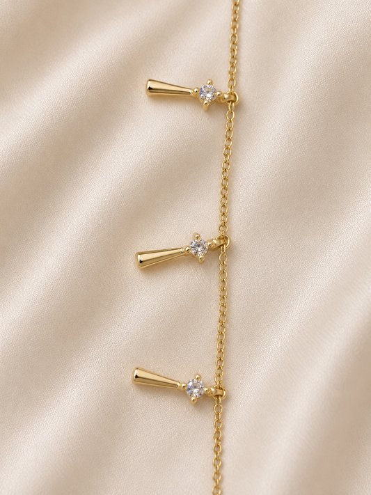Lumi Sallantılı Gold Halhal