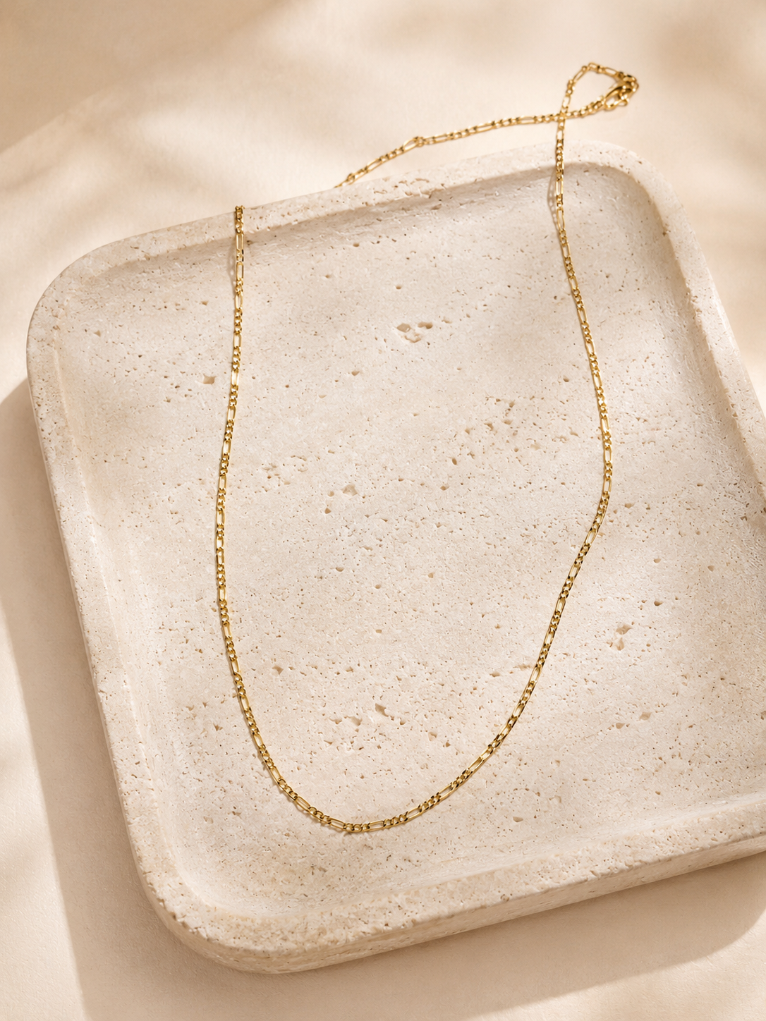 Gold Figaro Zincir 55 cm