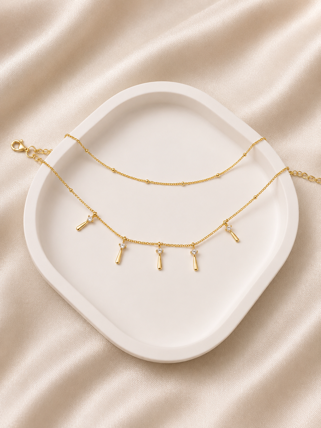 Lumi Sallantılı Gold Halhal