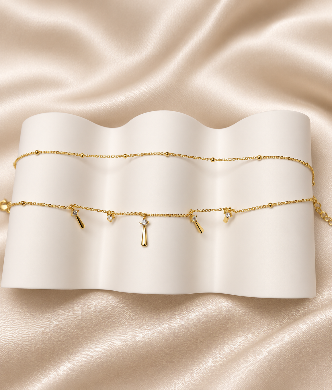 Lumi Sallantılı Gold Halhal